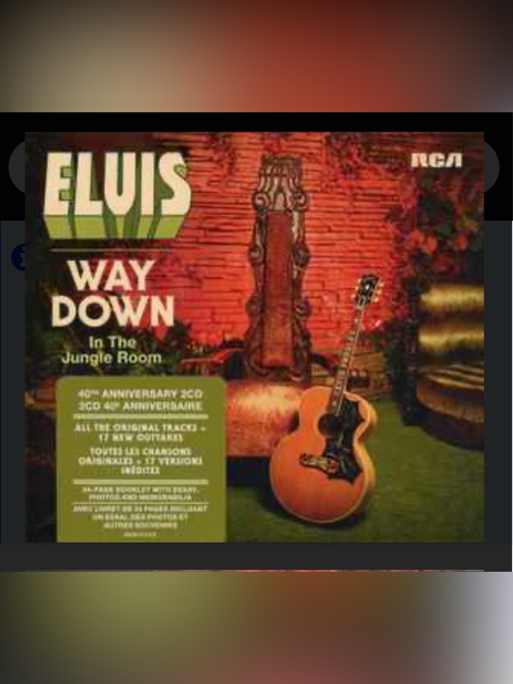 Elvis Presley - Way Down In The Jungle Room - 2 CDS - SONY/LEGACY - New & Sealed